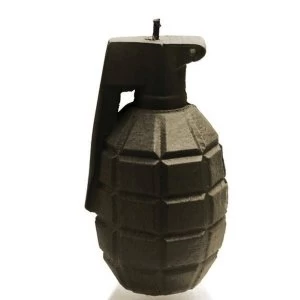 Image of Black Large Grenade Candle