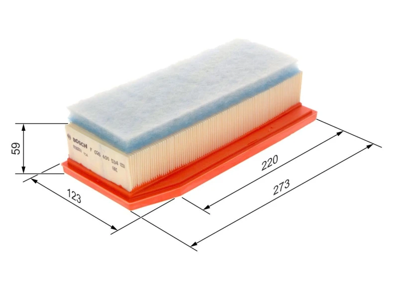 Image of Air filter Bosch F 026 400 534