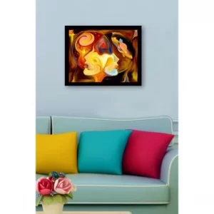 Image of SC0371 Multicolor Decorative Framed MDF Painting