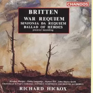 image of Britten War Requiem / Sinfonia Da Requiem / Ballad of Heroes by Benjamin Britten CD Album