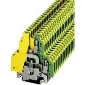 Image of Phoenix Contact 2774211 UKK 5 PE Two level Terminal Block Green yellow