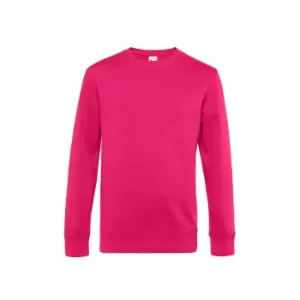 Image of B&C Mens King Crew Neck Sweater (L) (Magenta Pink)
