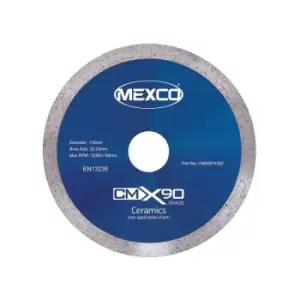 CMX90 350 mm x 25.4mm DIAMOND CERAMIC TILE BLADE - Mexco - main image