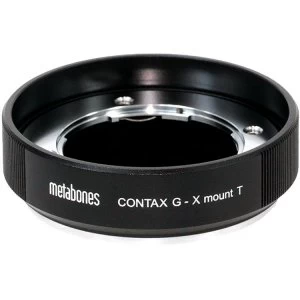 image of Metabones CG-X-BT1 LensFujifilm X-mountMetabones Contax G Lens to Fujifilm X Camera T Adapter - CG-X-BT1 - Black