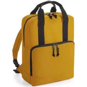 Image of Bagbase Cooler Recycled Backpack (One Size) (Mustard Yellow)