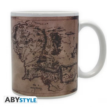 Image of Lord Of The Ring - Map Mug