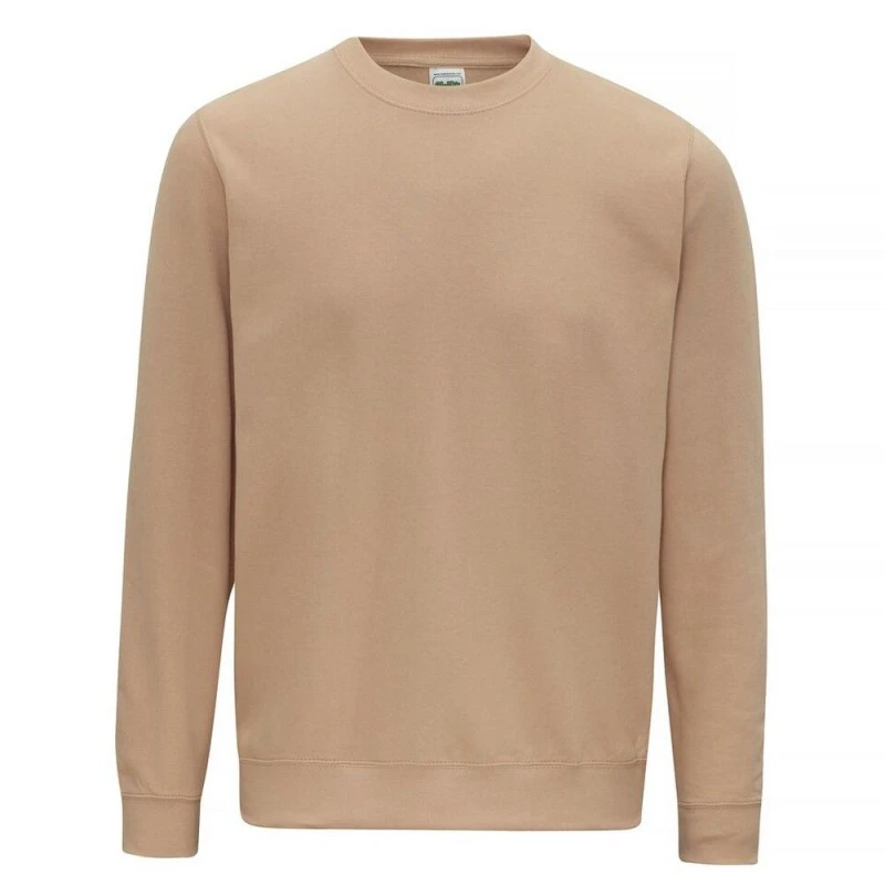 Image of AWDis AWDis Just Hoods Crew Neck Plain Sweatshirt (280 GSM) in Nude Size: X-Small Nude XS Unisex 5057520959658