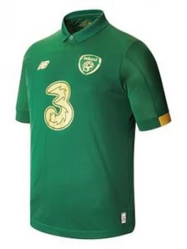 image of Boys, New Balance Ireland Junior Home Short Sleeved Shirt - Green, Size M