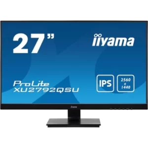 image of iiyama ProLite 27" XU2792QSU Quad HD IPS LED Monitor