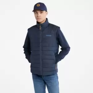 Image of Timberland Axis Peak Gilet For Men In Navy, Size XXL