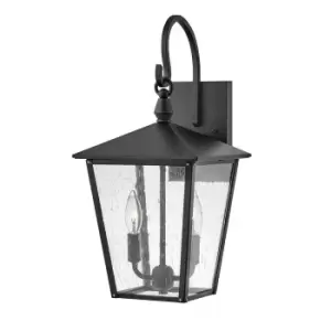 Image of Hinkley Huntersfield Outdoor Wall Lantern Black, IP44