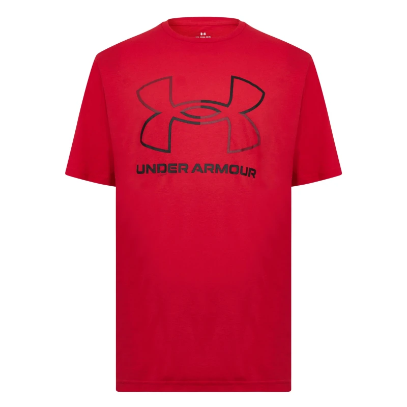 Image of Under Armour Armour UA Foundation Short Sleeve Mens Regular Fit T-Shirts S Red 54592609350
