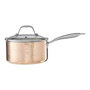 Image of Minerva Large Hammered Saucepan