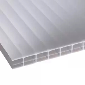 Image of Corotherm Opal Effect Polycarbonate Multiwall Multiwall Roofing Sheet (L)2.5M (W)700mm (T)16mm Of 5