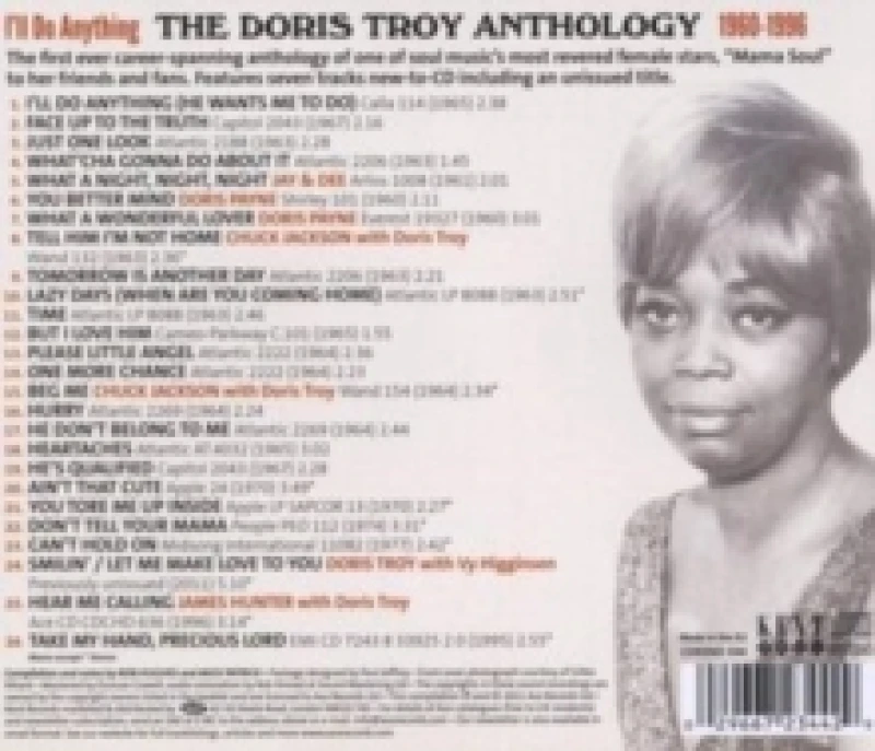 Image of I'll do anything: The Doris Troy anthology 1960-1996 CD / Album