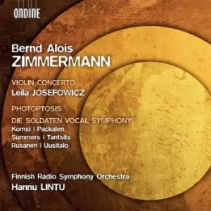 Image of Bernd Alois Zimmermann Violin Concerto/Photoptosis/ by Bernd Alois Zimmermann CD Album