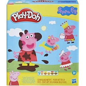 Image of Play-Doh Peppa Pig Styling Playset