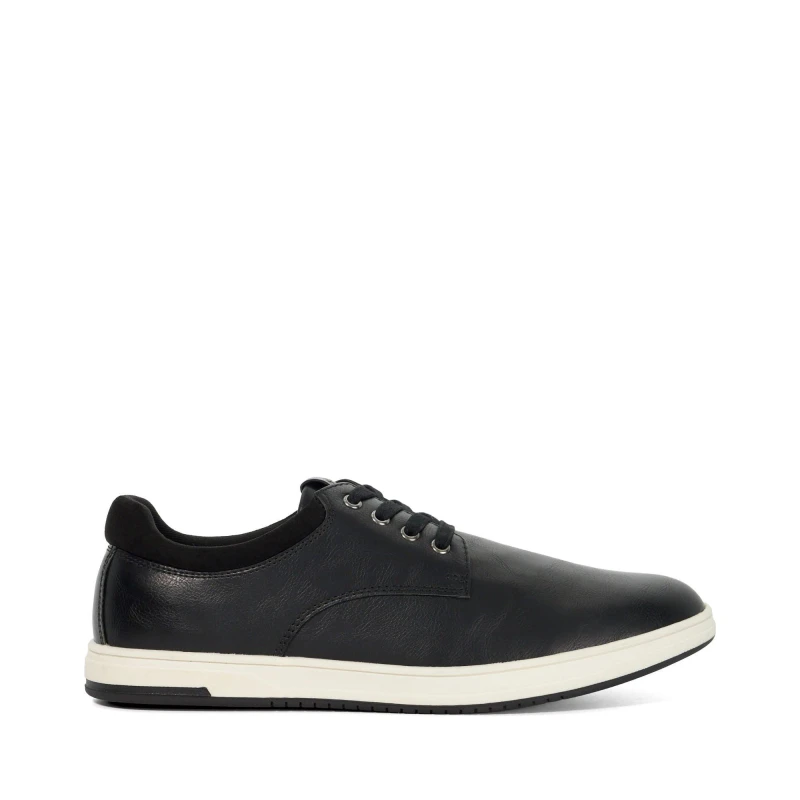 Image of Dune London Tamsen Lace Up Trainers Black male UK 6