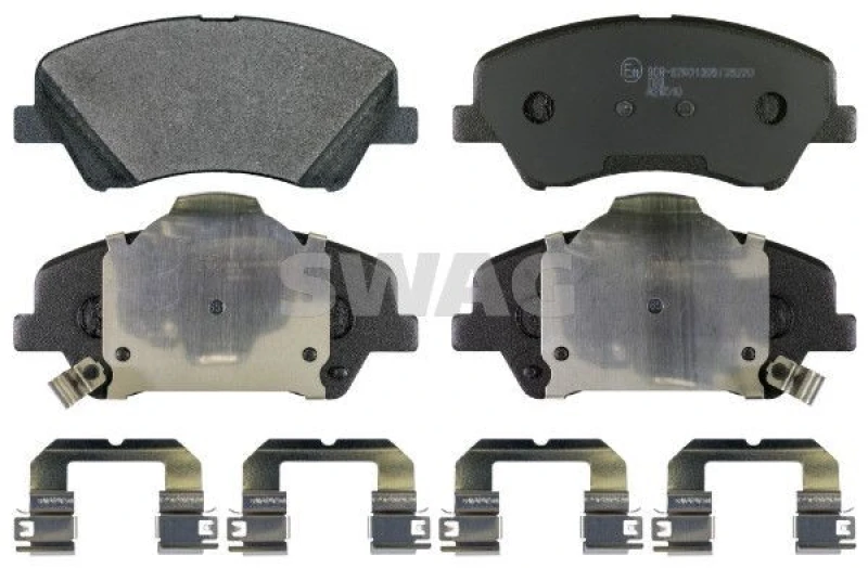 Image of Brake pad set SWAG 33 10 6501