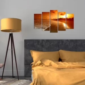 Image of 5MX-79 Multicolor Decorative MDF Painting (5 Pieces)