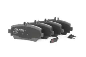 Image of RIDEX Brake pad set 402B0411 Brake pads,Brake pad set, disc brake MERCEDES-BENZ,A-Klasse (W168),VANEO (414)