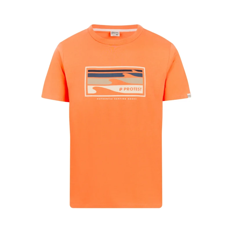 Image of Protest T-Shirt Protest Hanwell Orange Male XS