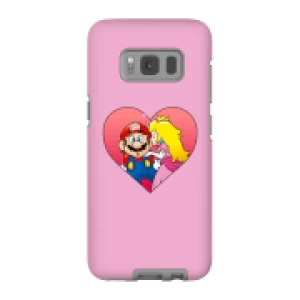 image of Nintendo Super Mario Peach Kiss Phone Case - Samsung S8 - Tough Case - Gloss