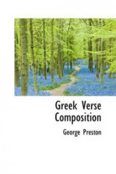 Image of Greek Verse Composition by George Preston Paperback
