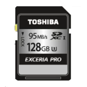 image of Toshiba EXCERIA PRO - N401 128GB SDXC UHS-I Class 3 memory card