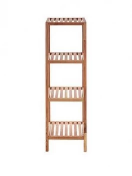 image of Premier Housewares Nova Bathroom 4 Tier Storage Shelves