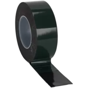 image of Sealey Double Sided Adhesive Foam Tape Black 50mm 10m