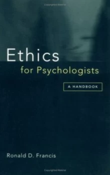 Image of Ethics for Psychologists by Ronald D. Francis Paperback