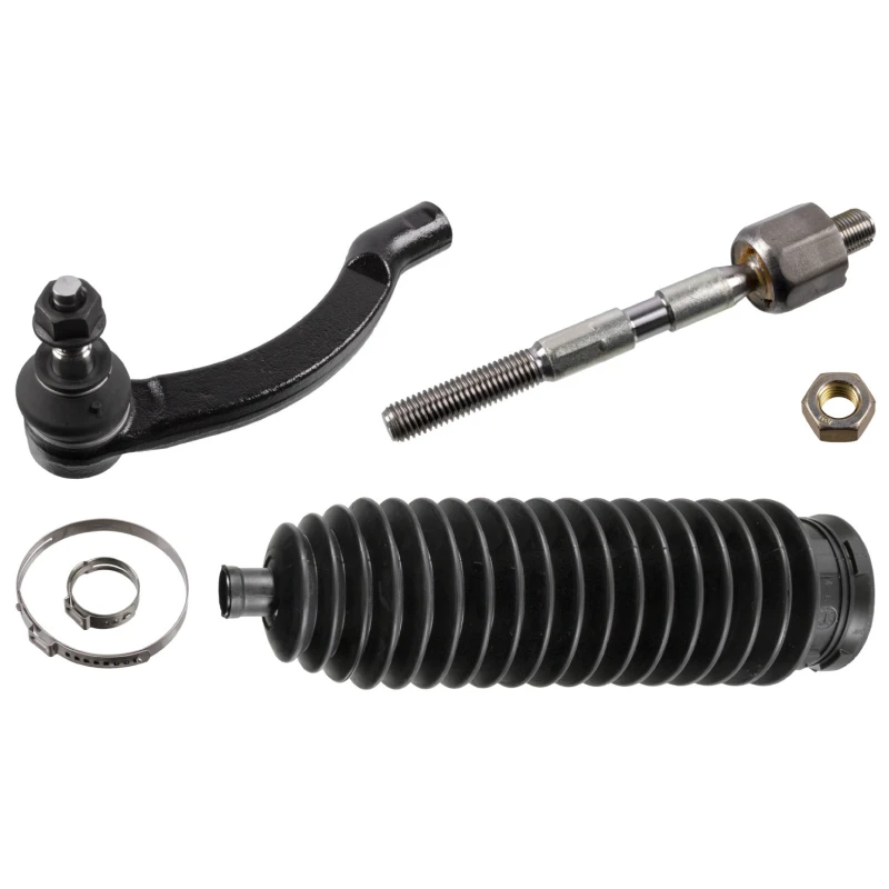 Image of FEBI BILSTEIN 40569 Tie Rod Front Axle Left, with bellow Rod Assembly (284)