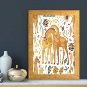 Image of AC41482372125 Multicolor Decorative Framed MDF Painting