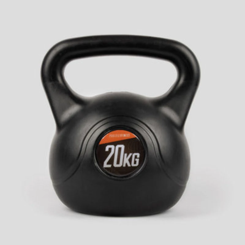 Image of Phoenix Fitness Vinyl Kettlebell Black