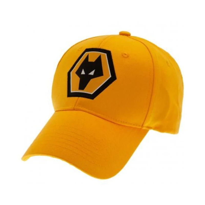 Image of Wolverhampton Wanderers FC Mens Baseball Cap in Yellow Yellow Male One Size