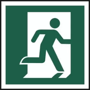 Image of Running man symbol (Right) - Sign - PVC (150 x 150mm)