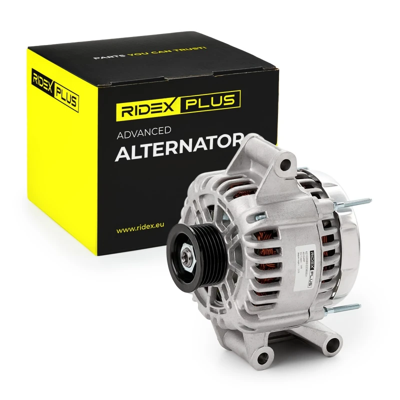 Image of RIDEX PLUS 4G1049P Generator Alternator Charging Current: 124A, Voltage: 12V, with integrated regulator Alternator (4)