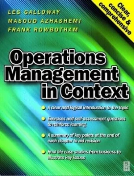 Image of Operations Management in Context by Les Galloway Paperback