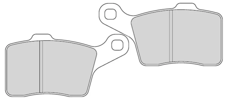 Image of FERODO FDB2243SG Brake pad set Front Axle Brake Pad Set,disc brake (402)