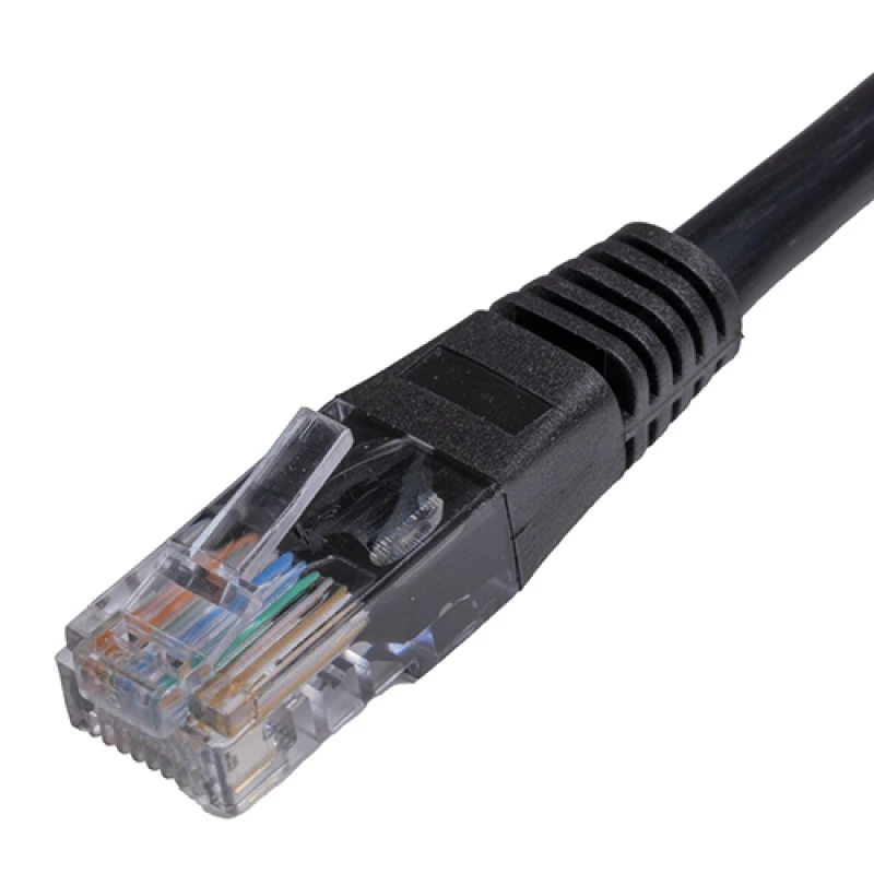 Image of Cablenet CNL 100PK 0.5M C5e Bk UTP PVC 24AWG FMB networking cable