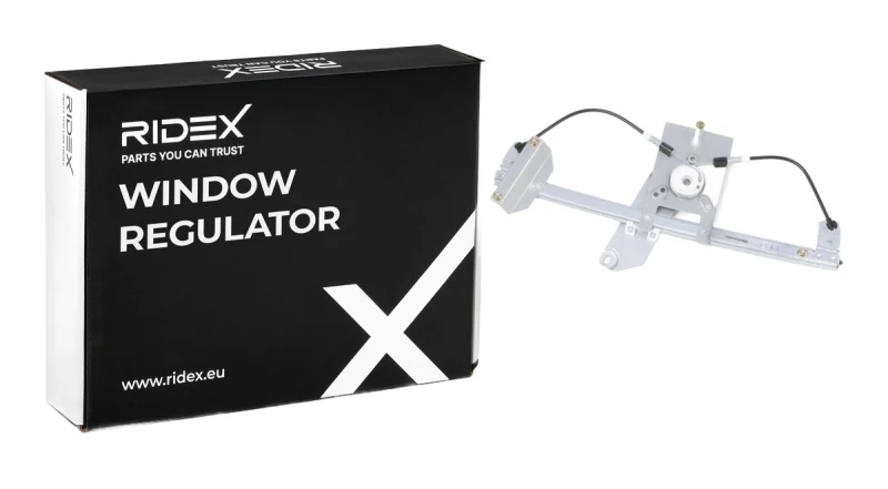 Image of RIDEX 1561W0355 Window regulator Left, Operating Mode: Electric, without electric motor Window Winder (1561)