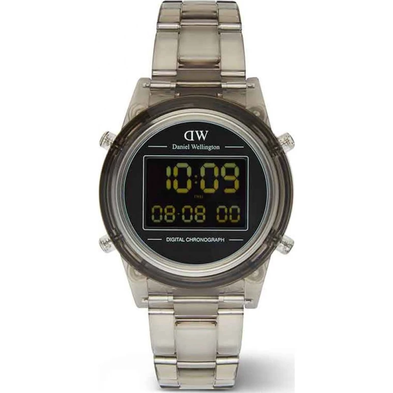 Image of Daniel Wellington Daniel Wellington DW00100760 Retro Digital 36mm Quartz Watch in Grey Grey One Size Unisex 7315030061253