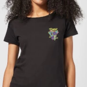 Image of Spyro Retro Pocket Womens T-Shirt - Black - 3XL - Black