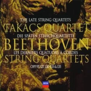 image of Late Quartets Opp 95 127 130 - 133 135 Takacs Quartet by Ludwig van Beethoven CD Album