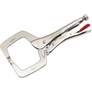 image of Crescent Locking C Clamp With Regular Tips 280mm