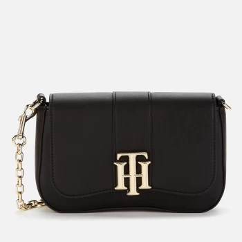 image of Tommy Hilfiger Womens TH Lock Crossover Bag - Black