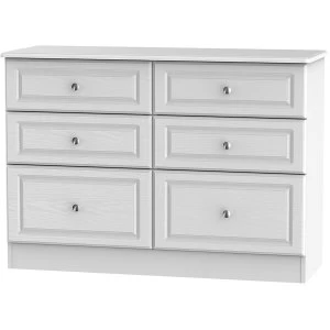 Image of Robert Dyas Montego Ready Assembled 6-Drawer Midi Chest