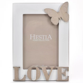 image of 4" x 6" - HESTIA LOVE Butterfly Frame