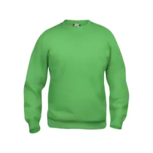 Image of Clique Unisex Adult Basic Round Neck Sweatshirt (XXL) (Apple Green)